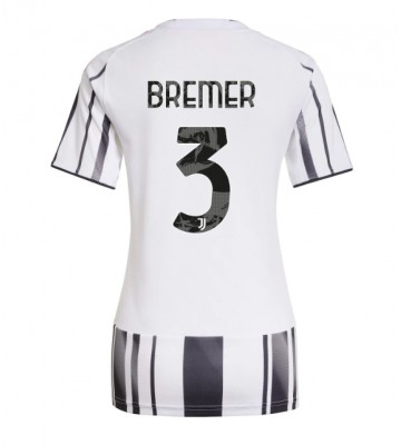 Lacne Ženy Futbalové dres Juventus Gleison Bremer #3 2025-26 Krátky Rukáv - Domáci